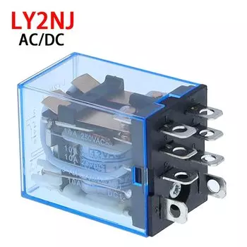 Электромагнитное реле LY2NJ HH62P 10А 8 контактов