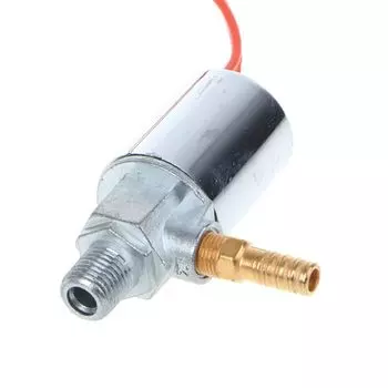 Электромагнитный клапан для автомобиля, металлический шлейф, 1/4 дюйма, 12 В постоянного тока, запасные части для автомобиля