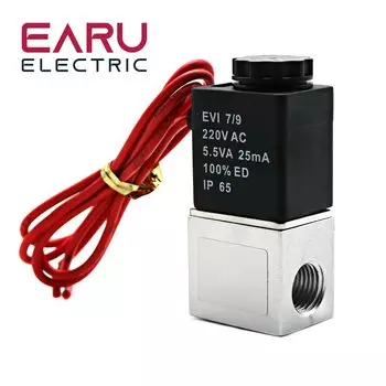 Электромагнитный клапан EARUELECTRIC 12В 1/4" 2-ходовой