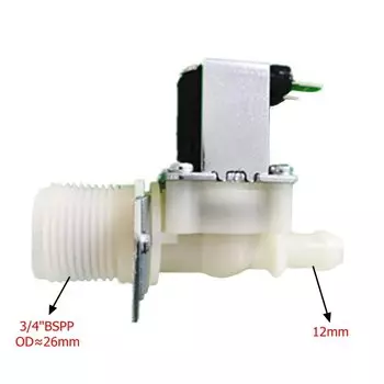 Электромагнитный клапан WYWBEY 3/4" BSPP 12В 24В 220В