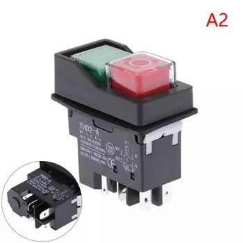 Электромагнитные кнопочные переключатели, пусковые устройства, оборудование, водонепроницаемый переключатель, безопасность IP55 KLD28A