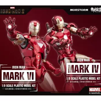 Электронная модель MORSTORM Marvel Железный человек MK6 военная машина Делюкс масштаб экшн-фигурка в сборе