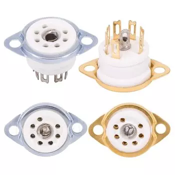 Электронная трубчатая розетка с 7 контактами для 6J1, 6X4, 6J2, 6J3, 6J4, 6Z4, 2P2, EC92, 6A2, вакуумная трубка