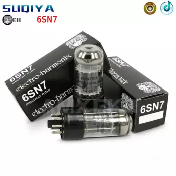 Электронная трубка EH 6SN7 6N8P/6H8C/CV181, сменная вакуумная трубка, оригинальная Заводская точность, подходящая для усилителя