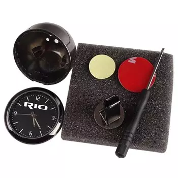 Электронные кварцевые часы для салона автомобиля, наручные часы с клипсой для приборной панели kia RIO GTLINE GT LINE, аксессуары для автомобиля