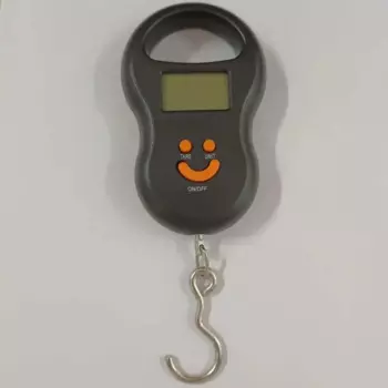 Электронные подвесные весы черные 50 кг