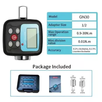 Электронный динамометрический ключ Maitepus 2-200 Нм