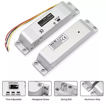 Электронный дверной замок DC12V 1000 кг