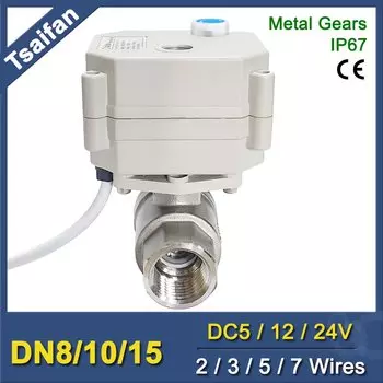 Электронный шаровой кран Tsai Fan 1/2 дюйма