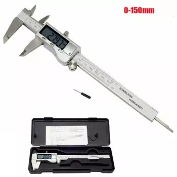 0-300 мм 200 мм 150 мм 0,01 мм металлический корпус из нержавеющей стали цифровой штангенциркуль Электронный штангенциркуль микрометр толщиномер