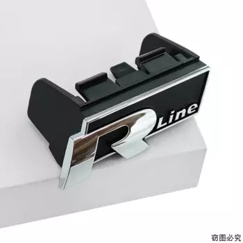 Эмблема на переднюю решетку автомобиля из АБС-пластика для Volkswagen Golf R Rline Tiguan Touareg Polo GTI CC Passat R36 Scirocco, автоаксессуары