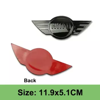 Эмблема передней головки автомобиля из АБС-пластика, наклейка с логотипом, Стайлинг, замена автомобиля, значок для Mini Cooper R55 R56 R60 R61, внешние аксессуары