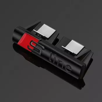 Эмблема передней решетки автомобиля для Audi A3 A4 A5 A6 A7 A8 Q3 Q5 Q7 S3 S4 S5 S7 RS RS3 RS4 R7 Sline Логотип задний багажник