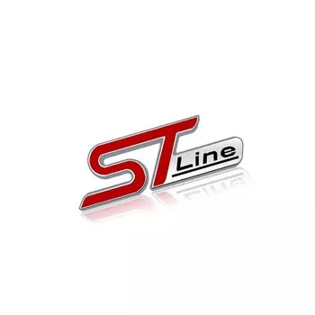Эмблема решетки ST LINE для FOCUS 2 3 MK7 MK8 MK5 MK6 Mondeo Fiesta Kuga MK3 Fusion Cover, украшение на задний багажник, металлические наклейки