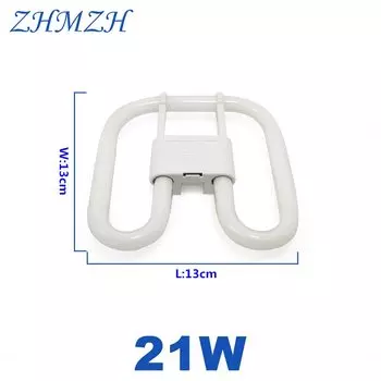 Энергосберегающая флуоресцентная лампа ZHMZH 220В белая 10/16/21/28/38Вт