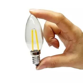 Энергосберегающая LED лампа ERANPO E14 E12 2Вт теплый/холодный белый свет