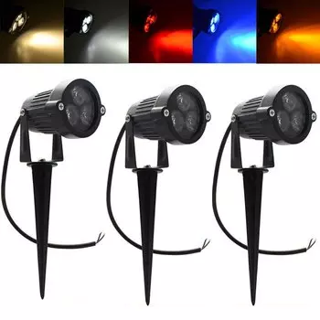 ЭРАНПО светодиодный прожектор 9Вт зеленый/синий/красный/теплый/холодный белый