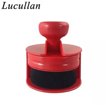 Эргономичная щетка Lucullan с круглой ручкой и стеллажами для хранения для очистки салона автомобиля, повязка для шин