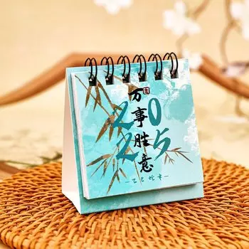 JESJELIU Мини настольный календарь 2025