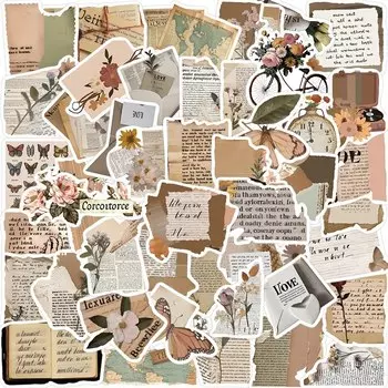 Эстетические наклейки ПВХ MCHUAJUAN для скрапбукинга