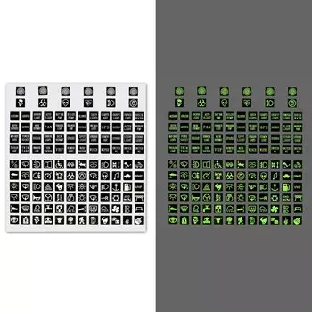 Этикетка кулисного переключателя, украшение для инструмента грузовика, наклейка на панель цепи, ПВХ, светящаяся наклейка на автомобиль, переключатели, реле, украшение