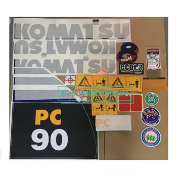 Экскаватор для KOMATSU PC-8 PC-7 PC60 70-8 40 45 50 55 80 90-8 Экскаваторная стрела Боковая дверь Противага Наклейка на весь автомобиль