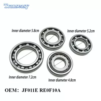 JF011E RE0F10A F1CJ Комплект подшипников шкива трансмиссии CVT, 4 цилиндра, 4 шт./компл., подходит для звездочки (шкив)