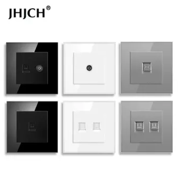 Розетка JHJCH из хрустального стекла CAT6