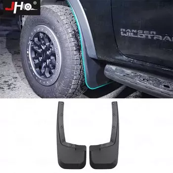 JHO 2 шт. передние брызговики брызговики колеса на заказ подходят для Ford Ranger T9 2022 2023 2024 внешние аксессуары