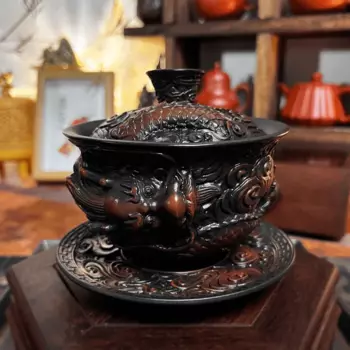 Jianshui, фиолетовая керамика, Gaiwan, керамическая Бытовая семейная чаша ручной работы, чайная чашка, чайник, чайная церемония
