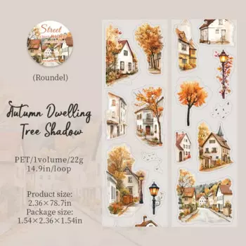 Jianwu винтажный пейзажный скотч