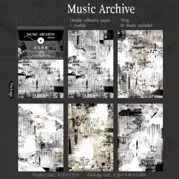 Jianwu Appled Archive Series винтажная бумага для скрапбукинга