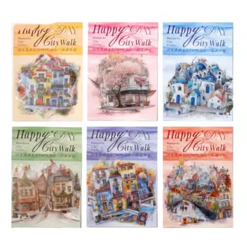 Jianwu City Roaming Series наклейки для журналов