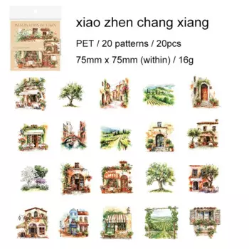 Набор стикеров JIANWU Encounter in A Small Town Series