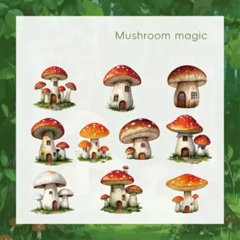 Набор стикеров Jianwu Fairy House Series