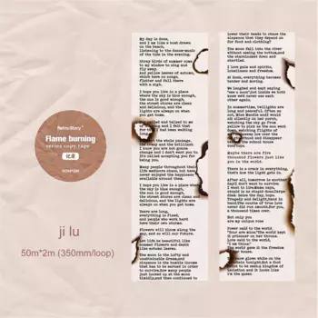 Jianwu изолента Burn Series винтажный английский текст