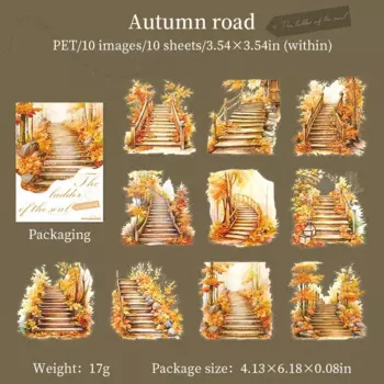 Jianwu «Лестница души» винтажная цветочная лестница наклейка