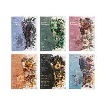 Jianwu наклейки для журналов с цветами