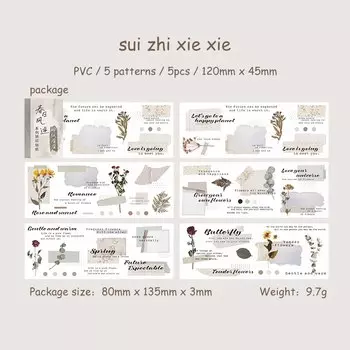 Jianwu прозрачные переводные наклейки для коллажа