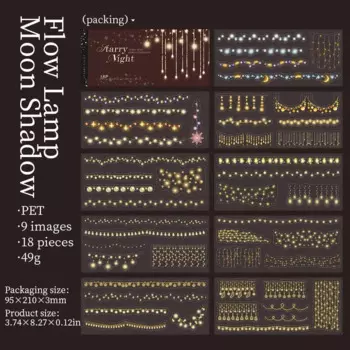 Набор стикеров JIANWU Starry Night Series