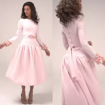 Jiayigong, Бальное Джерси, женское пляжное ТРАПЕЦИЕВИДНОЕ ПЛАТЬЕ С Круглым Вырезом на заказ, платье миди Es