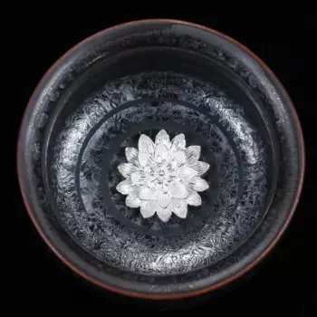 Jiazhanyao Li Jiadun Tianmu украшение красочный Серебряный керамический чай кунг-фу Мастер чашка