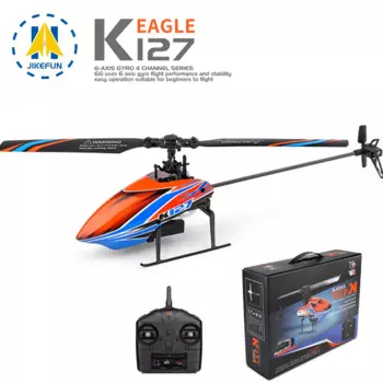JIKEFUN WLtoys K127 RC вертолеты 2,4G радиоуправляемый самолет дистанционное управление самолет 6 Aixs гироскоп самолет игрушки для детей