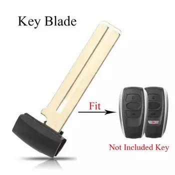 Jingyuqin, 10 шт., дистанционная умная вставка без ключа, лезвие для Subaru Forester Legacy Impreza XV BRZ TOY12, замена необрезанного лезвия