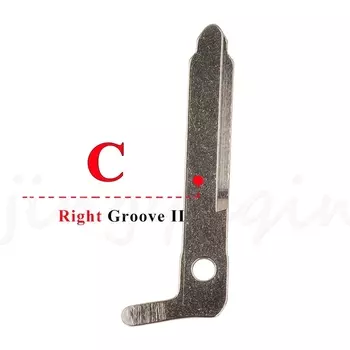 jingyuqin 10 шт., дистанционный автомобильный смарт-ключ, аварийная вставка с необрезанным лезвием для Mazda 2 3 5 6 M6 MX5 CX5 CX7 CX9 RX8 Cx30, автоаксессуары