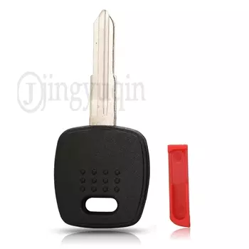 Jingyuqin 10 шт. для Nissan, чехол для дистанционного ключа с пустым необрезанным лезвием, новый чип-транспондер, замена брелока