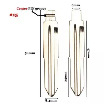 Jingyuqin 10 шт./лот для Great Wall Haval Hover H1 H2 H3 H5 H8 H9 флип-пульт дистанционного ключа автомобиля черный брелок сменный пустой лезвие