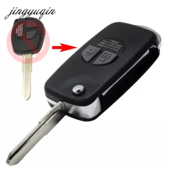 jingyuqin, 10 шт./лот, новый чехол для ключей с 2 кнопками, обновленный для SUZUKI SWIFT SX4, пульт дистанционного управления