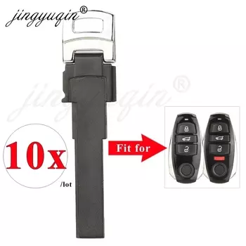 Jingyuqin 10 шт. необработанный пульт дистанционного управления автомобильный ключ для VW Volkswagen Touareg 2010 2013 2014 2015 2016 2017 2018
