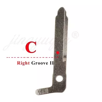 jingyuqin 10 шт. необрезанный автомобильный ключ для Mazda 3 5 6 M6 MX5 CX5 CX7 CX9 RX8 Cx30 умный аварийный запасной пустой ключ замена